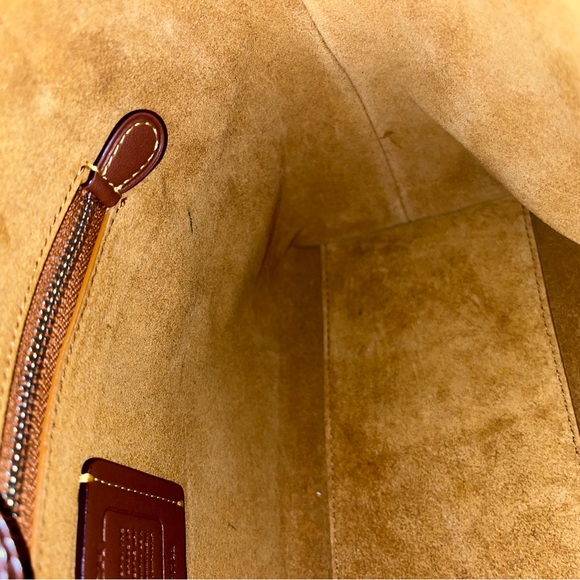 Coach cargo leather shoulder bag - Picture 5 of 7